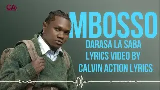 Mbosso - Darasa La Saba (Official Lyrics Video)
