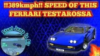 All New FERRARI TESTAROSSA🚀Hits 389 KM/H | Ultimate Speed Test & Racing #carsimulator #racing#gaming