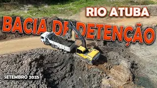 BACIA DE DETEN&Ccedil;&Atilde;O - RIO ATUBA - 4K - Imagens com Drones