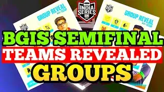 😱 Godlike and Prime Esports in same Group | BGIS Semifinals groups Revealed