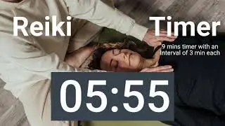 Reiki Timer 9 min with 3 min interval bells | No Music #reiki #reikimusic #reikihealing #timer