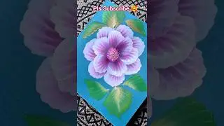 Quick flower painting ideas 🥰 #flowerpainting #artshorts #viral #trending #ytshorts #shortsfeed