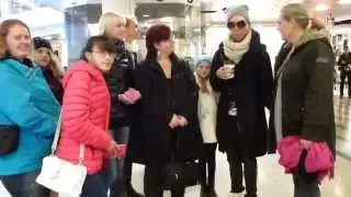 Riotcolor meeting fans at Forum in Helsinki Finland 2014-10-31