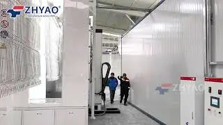 Guardrail mesh powder spraying | Powder Coating Line Supplier