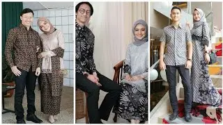 20 Trend Baju Batik Couple Modern Terbaru 2020