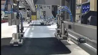 TITAN DK 4640 S automatic serging machine for car mats