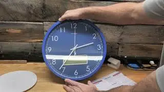 TIMESS 14 inchs Atomic Wall Clock, Analog Digital Wall Clock