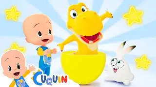 Cuquin&rsquo;s Colorful T-rex  | Cleo & Cuquin Educational Videos for Children