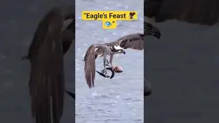 &ldquo;Eagle&rsquo;s Mega Hunt 🦅🐟 So Many Fishes in Seconds!&rdquo;#shorts