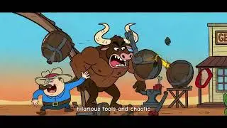 Bull Heist Duel! 🤠🐂 | Funny Wild West Cartoon Adventure #episode1