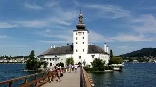 Gmunden and water chateau Ort (Austria)