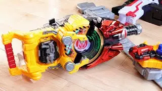 【ネタバレ武器？】仮面ライダーギーツ パワードビルダーフォームに変身レビュー！本編の超必殺技も鳴らせるか検証！ギガントブラスター・ソード・ハンマー！DXパワードビルダーバックル