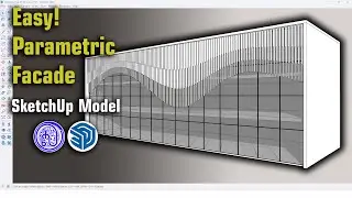 Parametric Facade Design in SketchUp | Wave-Like Surfaces with Curviloft