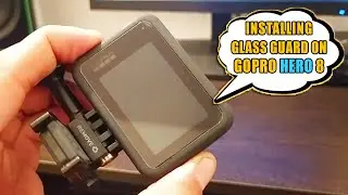 How to Install Screen Protector on GoPro HERO 8 | Tempered Glass Screen Protector Installation