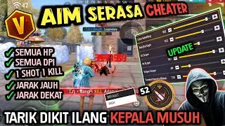 UPDATE 2025 ( SENSI VIP FF AUTO HEADSHOT ) ⚙️🔓CARA SETTING SENSITIVITAS FF AUTO HEADSHOT & SETTING