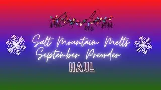 Salt Mountain Melts - Holiday/Winter Preorder #vendorwax
