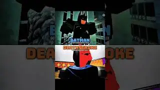 Batman Vs Deathstroke (Gotham's Shadow / Ravyn's Rise x T-Titans Battlegrounds) #roblox #1v1edit