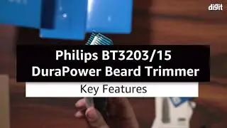 Philips BT3203/15 cordless rechargeable Beard Trimmer - 10 length settings; 45 min run time