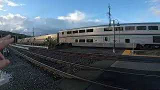 Amtrak train #5 California Zephyr in Martinez Ca 1/4/26