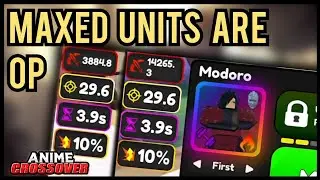 Maxed Units Are INSANELY OVERPOWERED in Anime Crossover Defense