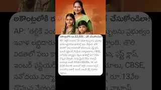 #thallikivandanam scam amount released government #cmchandrababu #naralokesh #andhrapradesh #news