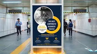 Corporate Poster Design - Photosho CC Tutorial