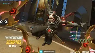 Overwatch Fastest Genji God Necros Showing His Gameplay Skills -POTG-