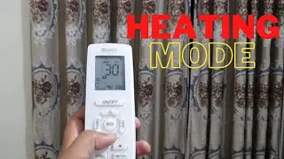 How To Turn on Heating Mode on Gree Inverter AC 2024 | Gree AC Heater setting