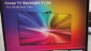 Govee TV Backlight 3 with fish-eye correction unboxing.