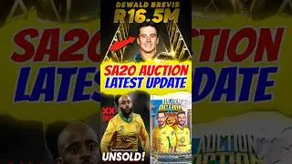 SA20 AUCTION SHOCKING BIG BUYS🥵