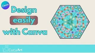 Design a Kaleidoscope CANE in Canva (step by step + free trick) 💥