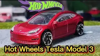 Hot Wheels Tesla Model 3 from HW Green Speed Series