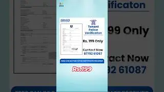 Tenant Police Verification. india29_service_centre