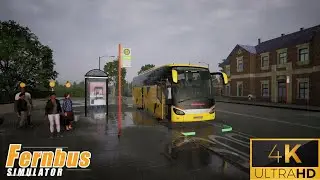 Fernbus simulator | Logitech G29 Steering Wheel Gameplay | TML-Studios | Aerosoft | 4K Resolution