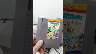 NES The Flintstones - CRT Panasonic AG-500R - #asmr #retrogaming  #nintendo #nes #videogames