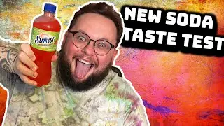 Sunkist Watermelon Lemonade Soda Taste Test and Review