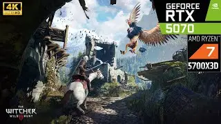 RTX 5070 + Ryzen 7 5700X3D - The Witcher 3 Next-Gen - 4K 1080p RT Ultra Benchmark