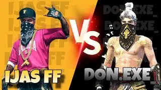 Ijas ff Vs Donexe || #1vs1  room match #ffgameplay  #freefire ⚡️