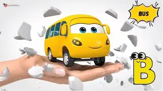 A&ndash;Z Frozen Vehicles ❄️🚗 | Learn Alphabet & Vehicles for Kids | Preschool Animation #abcd #kids