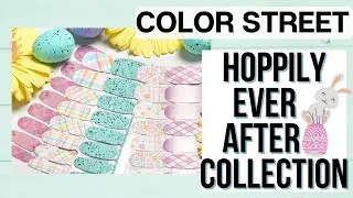 NEW Color Street Nail Polish Strips Easter 2022, Hoppily Ever After Collection