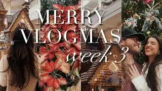 VLOGMAS Week 3: life size gingerbread house + festival of the holidays!