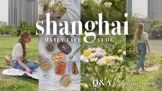 Am I Leaving China? Shanghai First Impressions Q&A 🌼 spring picnic ft. @melissa_renee #shanghaivlog