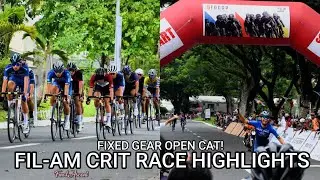 FILAM CRIT RACE HIGHLIGHTS | FIXEDGEAR OPEN CAT W/ COMMENTARY ON BOARD: ANGELITO RAMILO 📸GOPRO HERO9