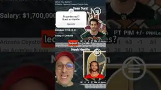 🏒 Duel D&eacute;fensif LNH: Sean Durzi vs Noah Hanifin** 🏒Qui est votre champion d&eacute;fensif?