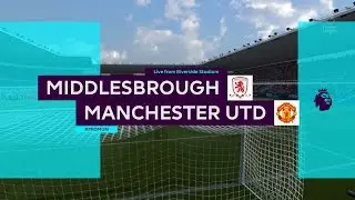 Middlesbrough Vs Manchester United | Premier League 2016/17 | Week 29 | FIFA 17 | Full Gameplay