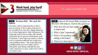 New Headway El. SB. 4th Ed. Unit 3. Work Hard, Play Hard!