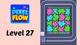 Pixel Flow Level 27 Gameplay
