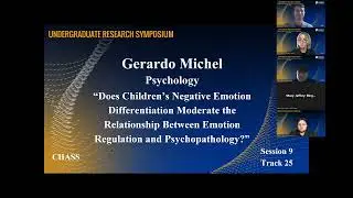 UCR Undergraduate Research Symposium 2023 - Virtual Oral Presentation by Gerardo
