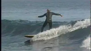 The Sunrays' Rick Henn, surfing to, 