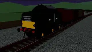 Roblox Steam Age April fools 2025 (Space Age) I Class 37 on the Tramway